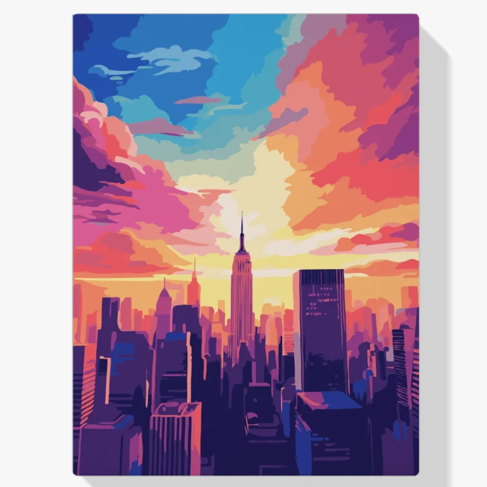 Pintar por Números - Resplandor metropolitano