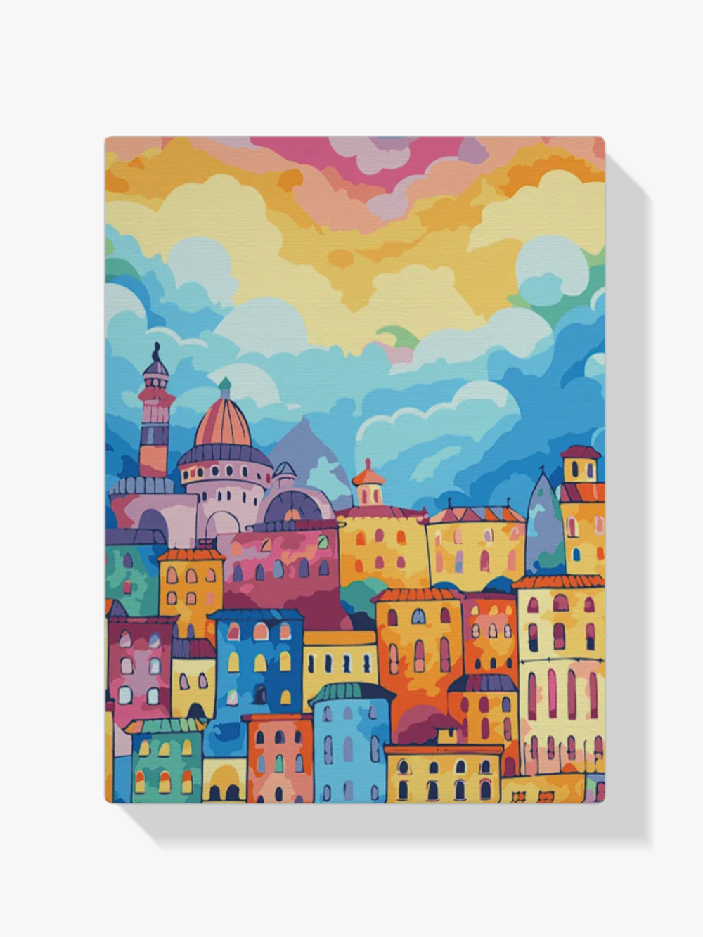 Pintar por Números - Skyline de caramelo