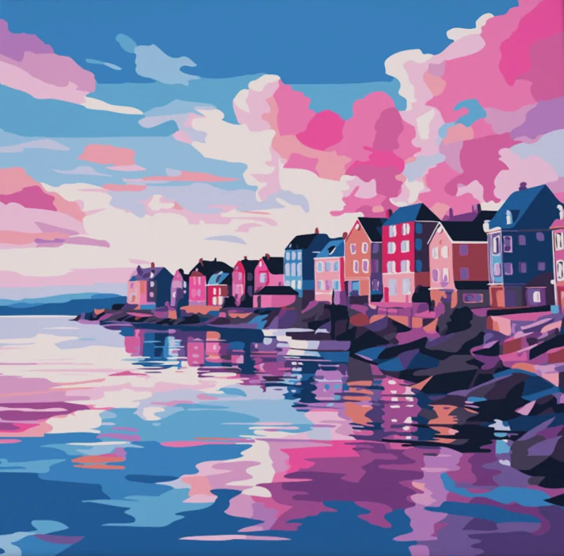 Pintar por Números - Tonos del puerto