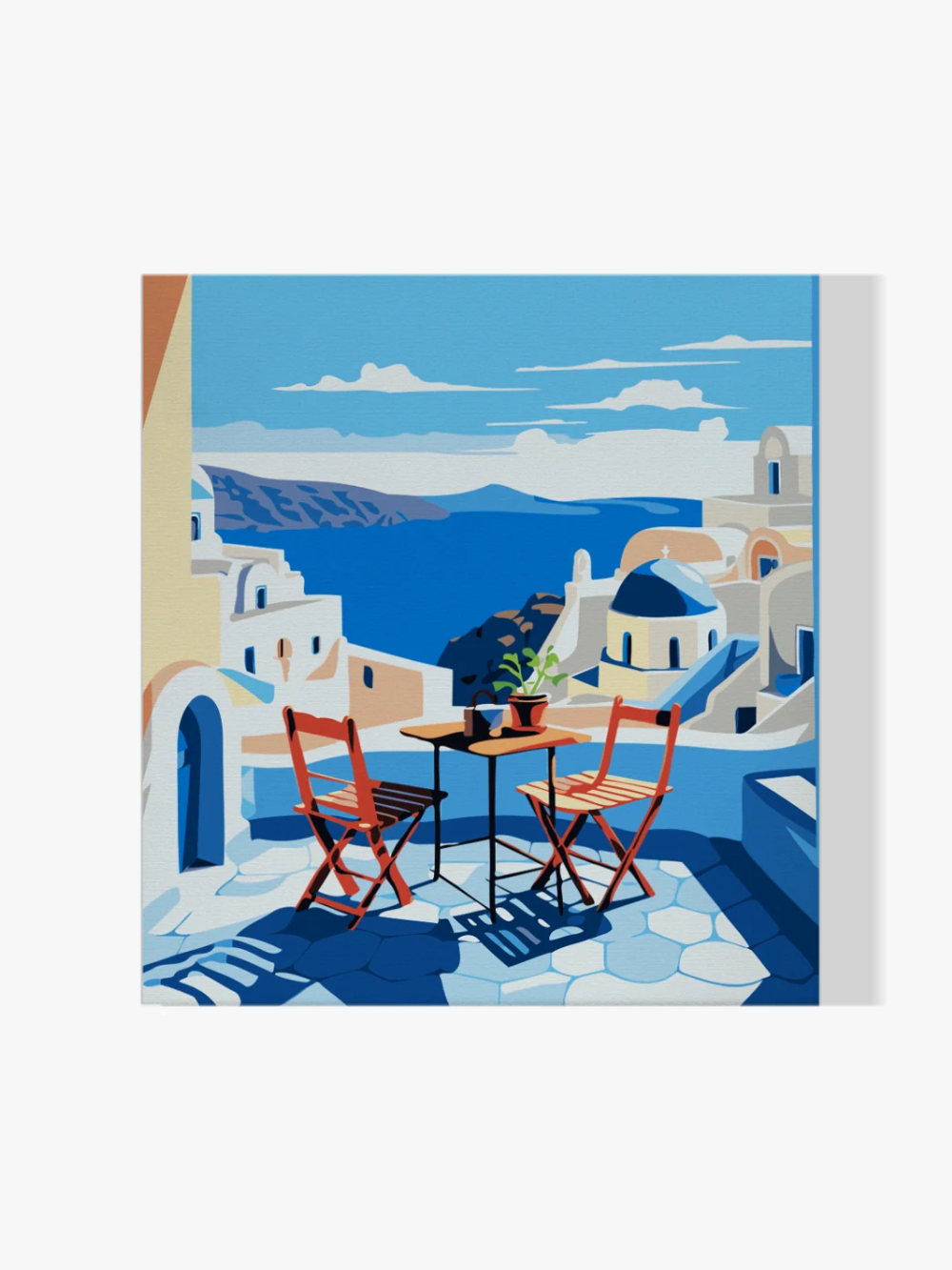 Pintar por Números - Vista del mar Egeo