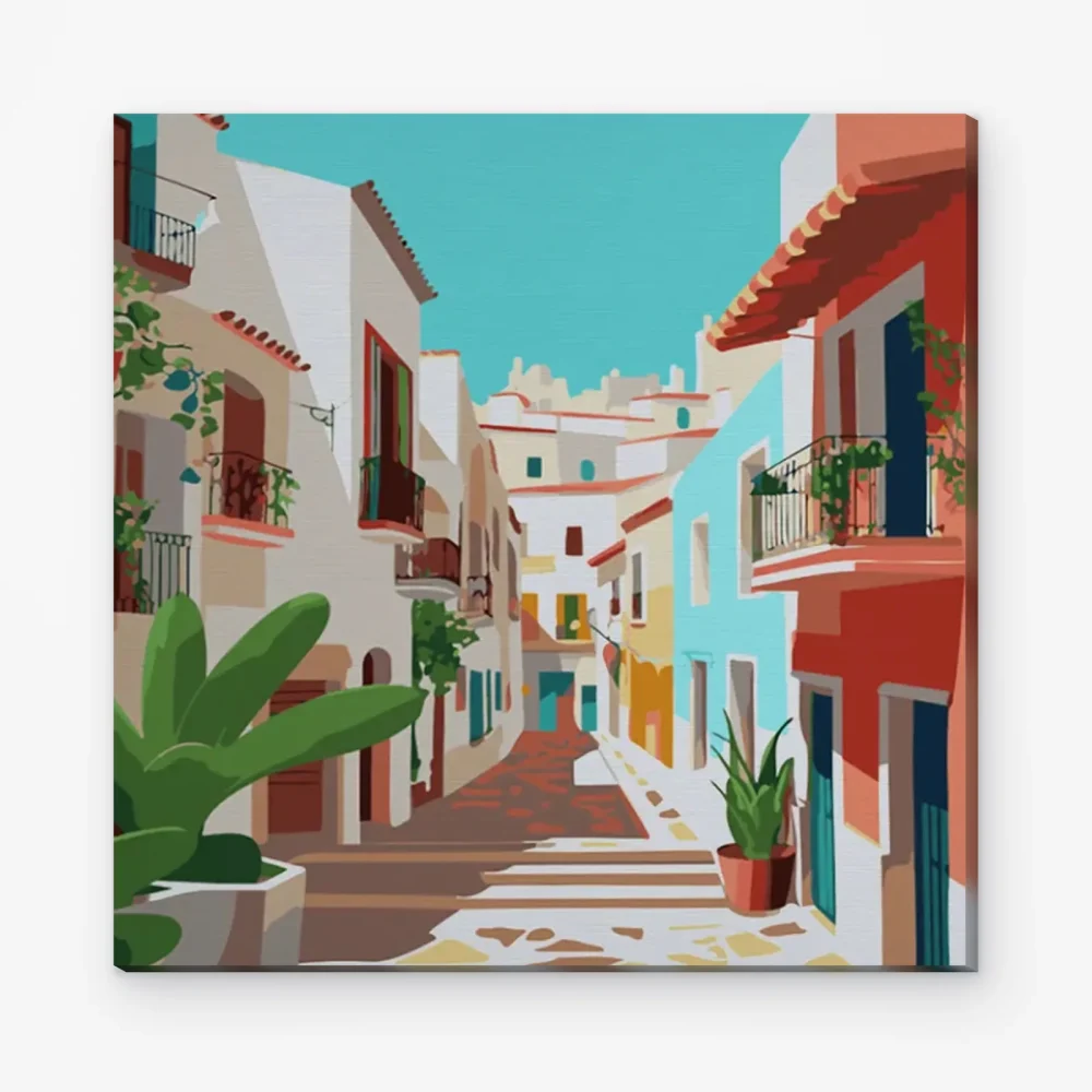Pintar por Números - Callejón Mediterráneo