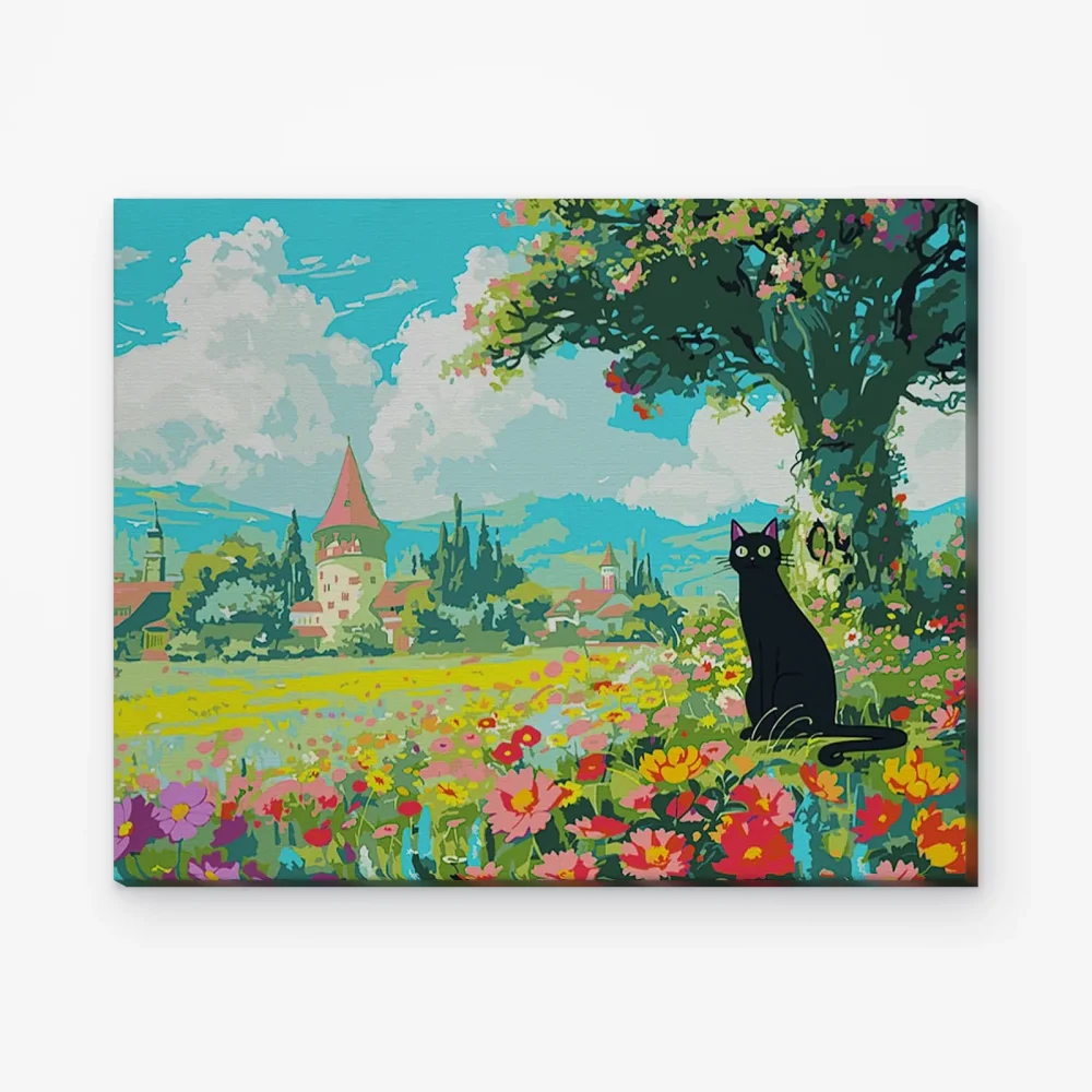 Pintar por Números - Día libre del Gato Negro