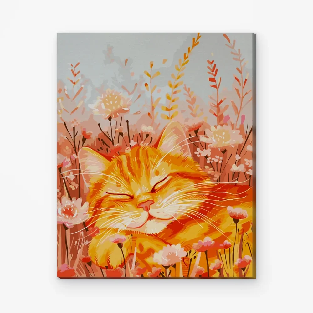 Pintar por Números - El sueño del gatito