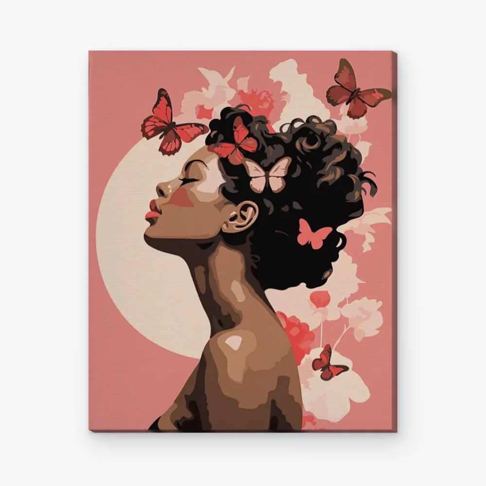 Pintar por Números - Felicidad de mariposa