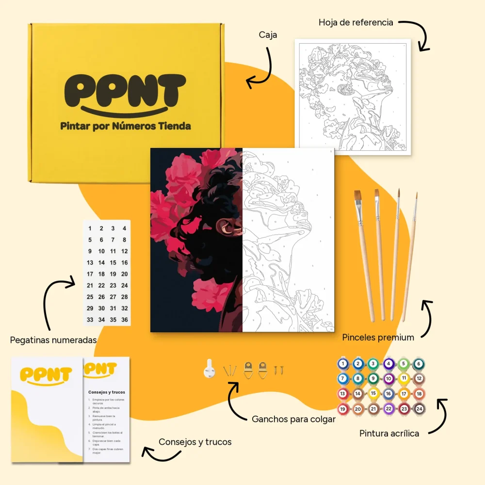 Pintar por Números - Flora de ensueño