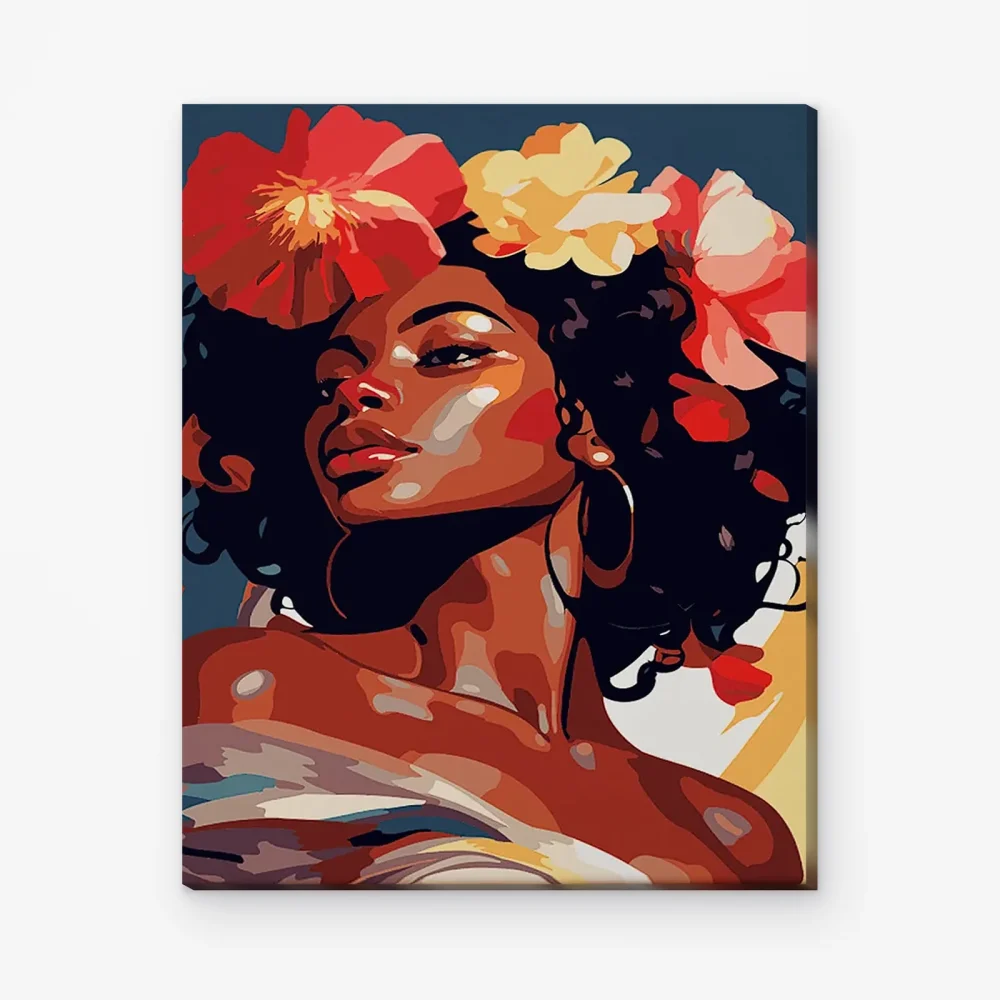 Pintar por Números - Gracia floral