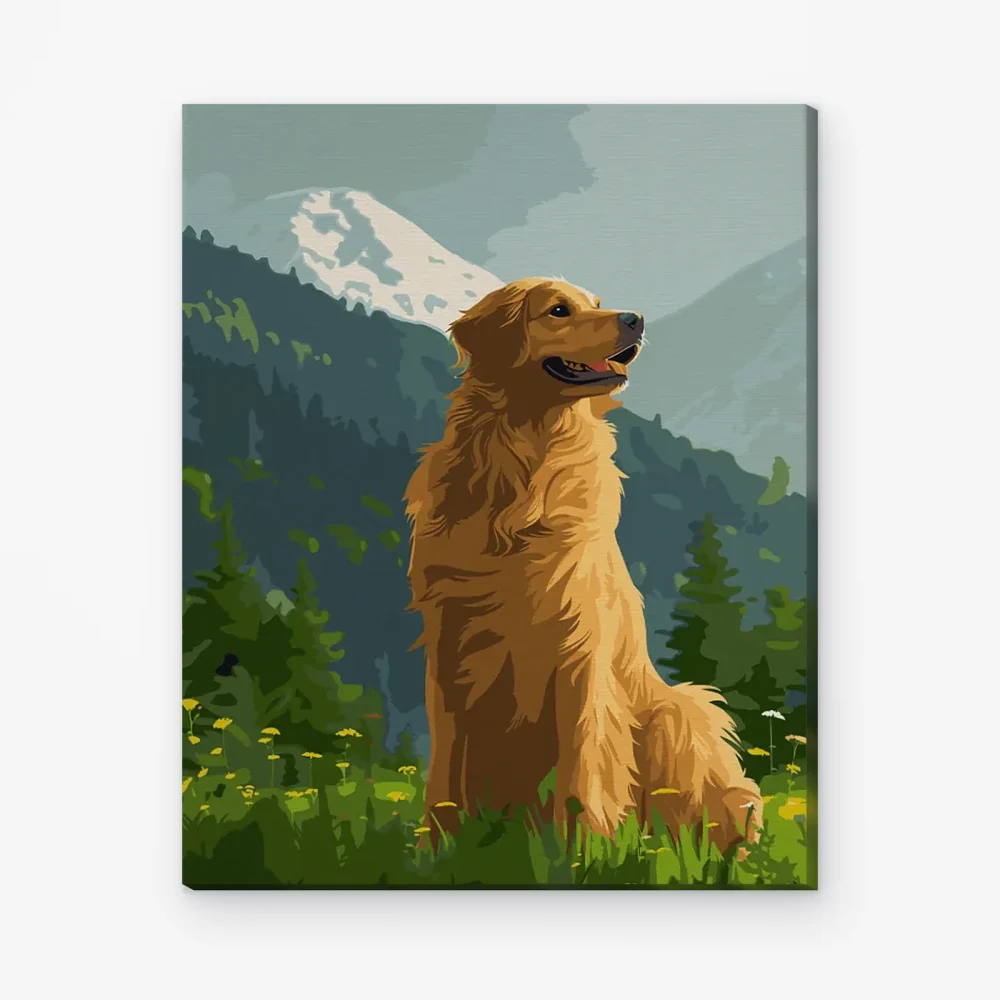 Pintar por Números - Perdiguero de montaña