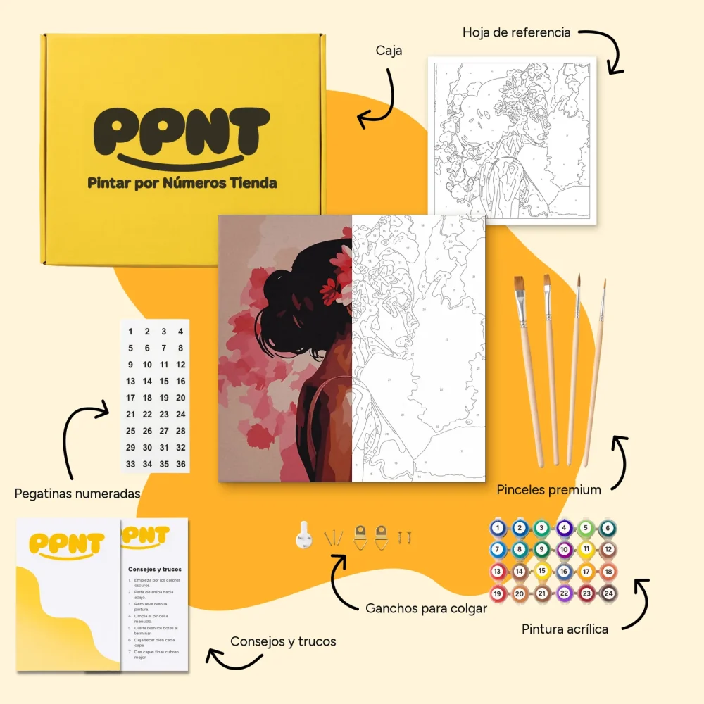 Pintar por Números - Perfil Elegancia