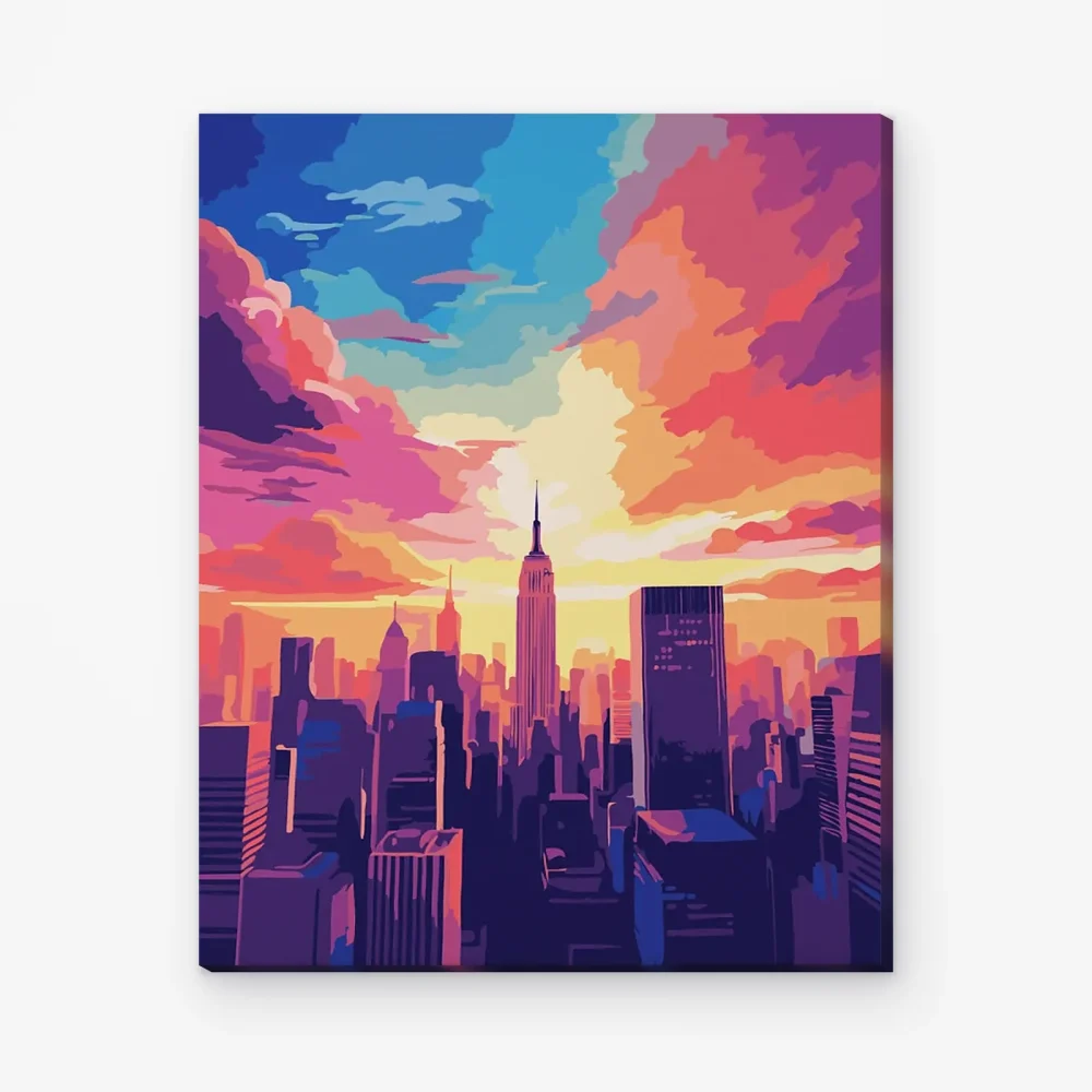Pintar por Números - Resplandor metropolitano