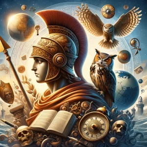 ¿Cómo se llama la diosa griega de la sabiduría y el arte?