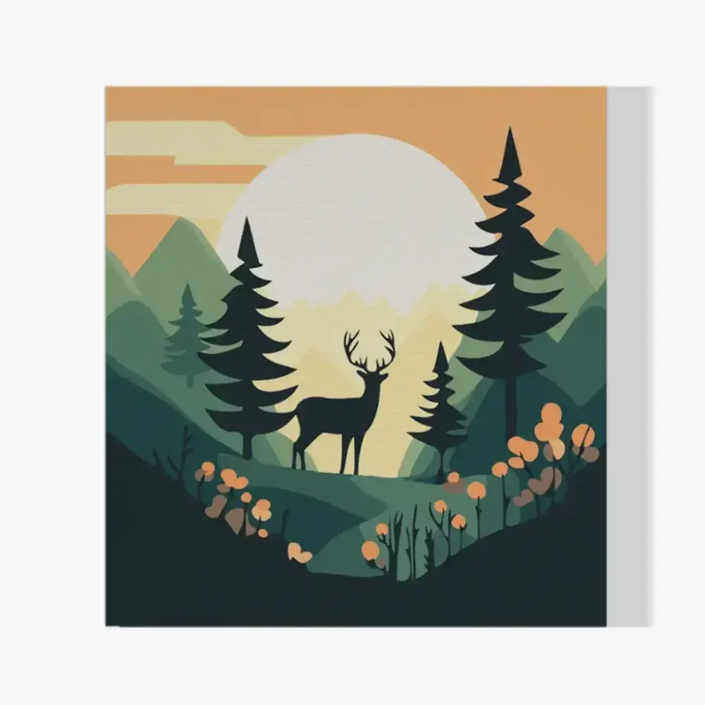 Pintar por Números - Alce