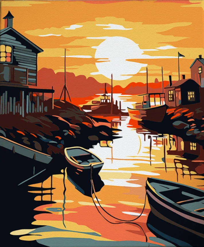 Pintar por Números - Atardecer apacible