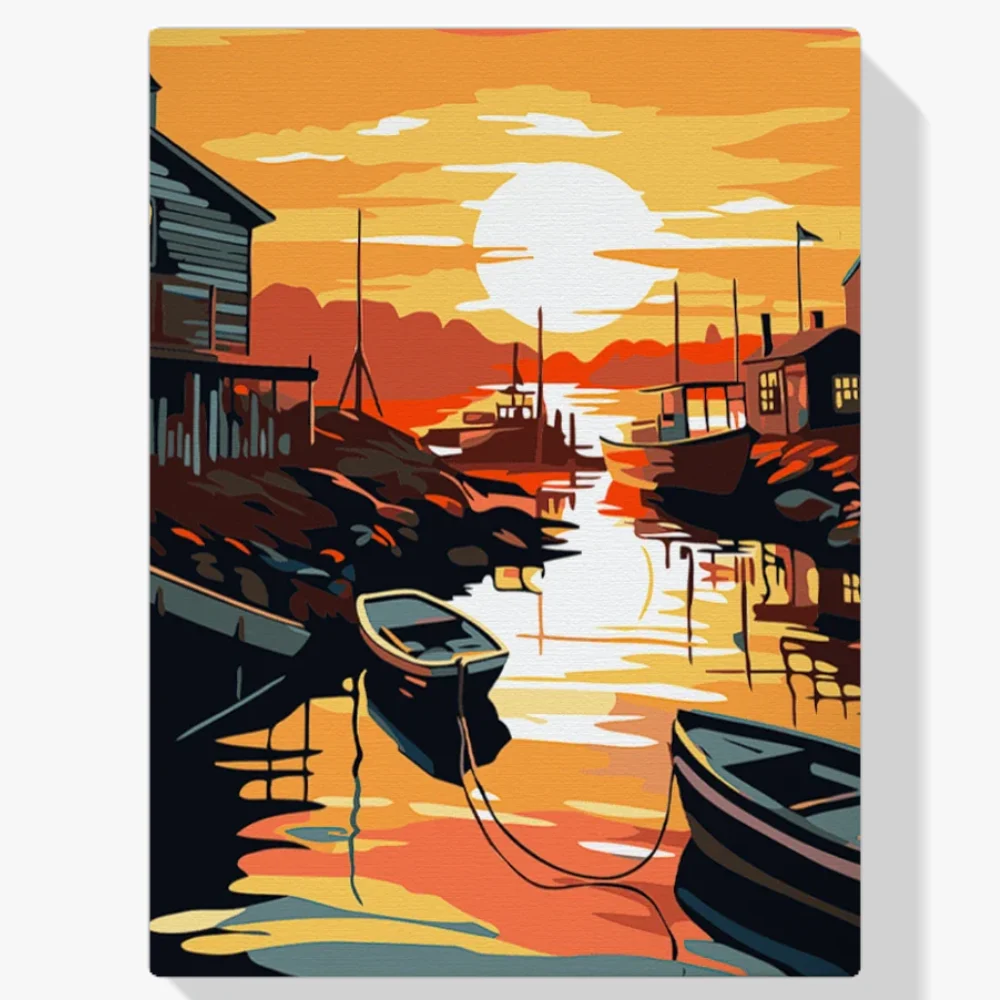 Pintar por Números - Atardecer apacible