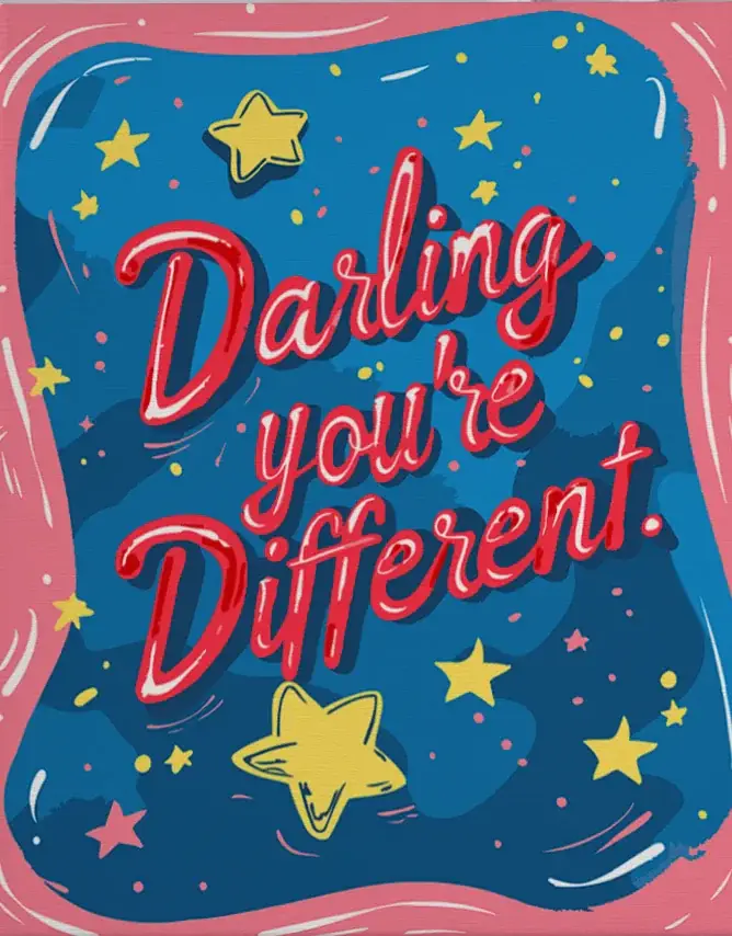 Pintar por Números - Cariño, eres diferente