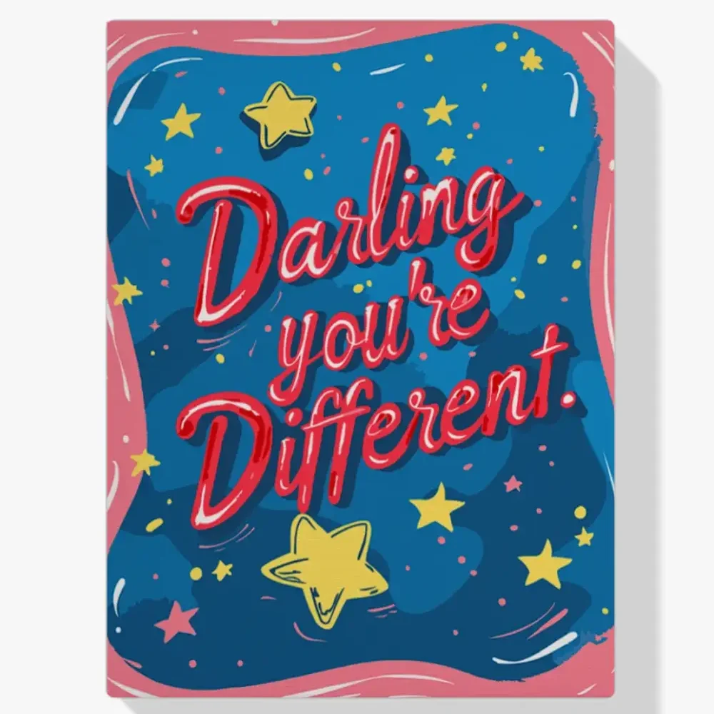 Pintar por Números - Cariño, eres diferente