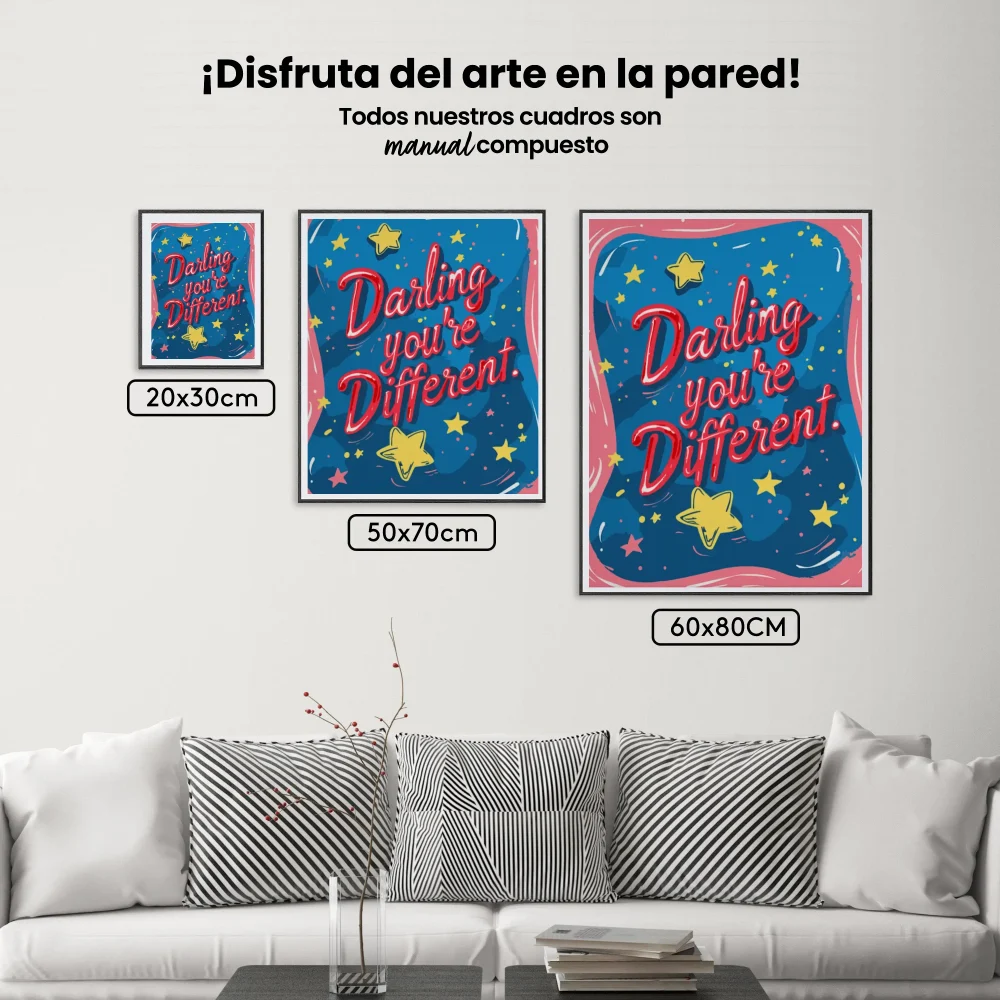 Pintar por Números - Cariño, eres diferente