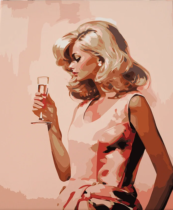 Pintar por Números - Champán