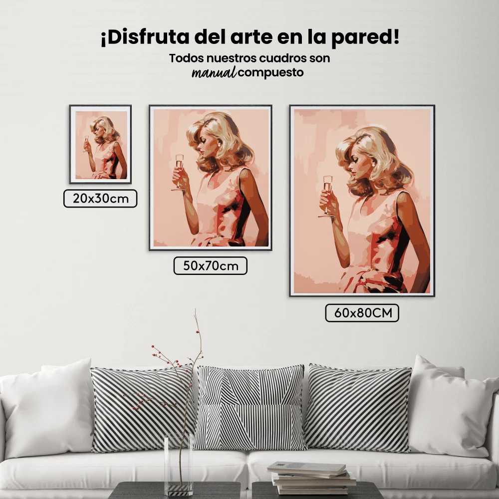 Pintar por Números - Champán