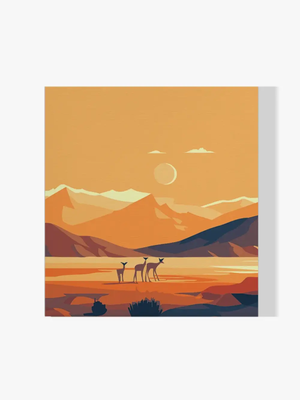 Pintar por Números - Colinas marrones