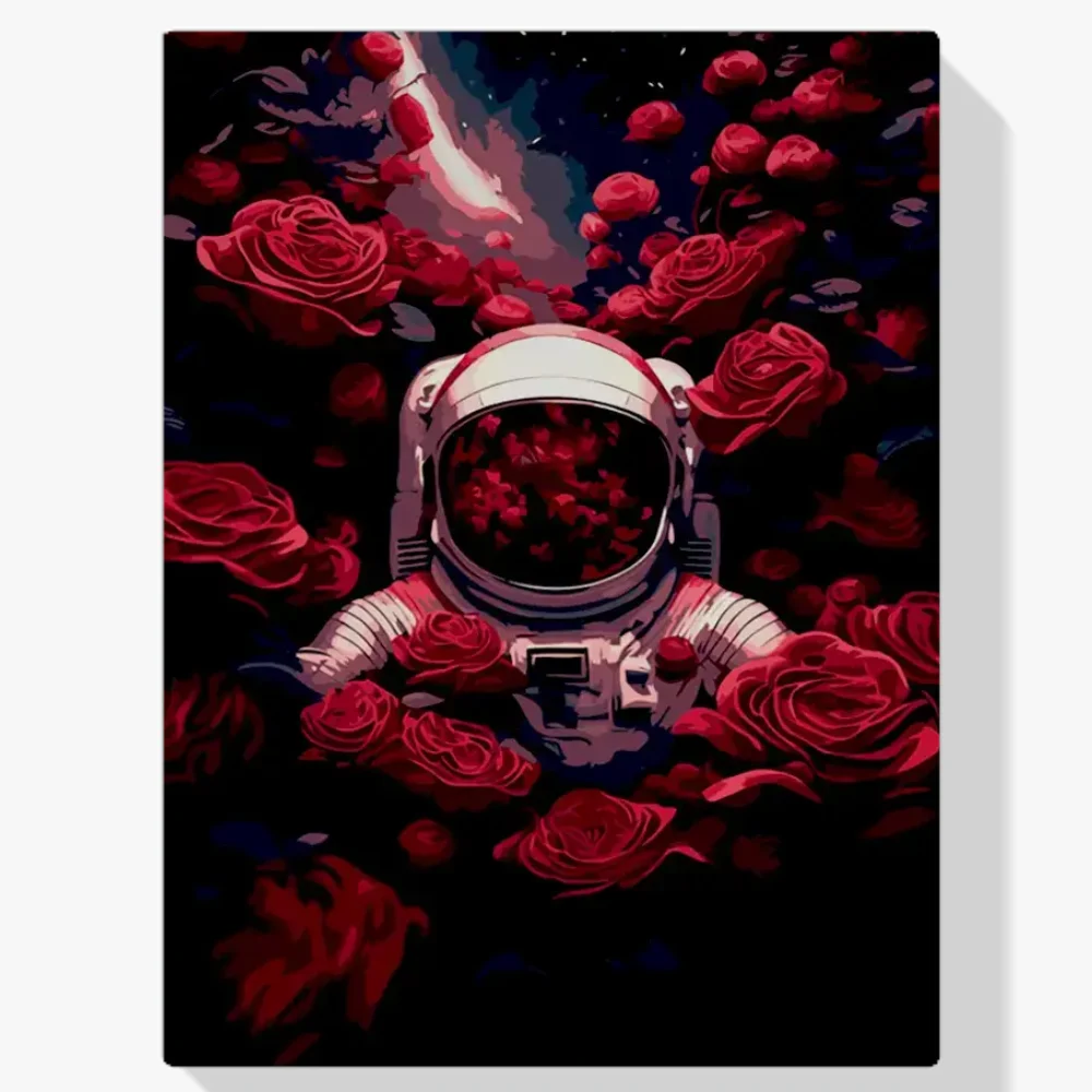 Pintar por Números - En el mar de Rosas