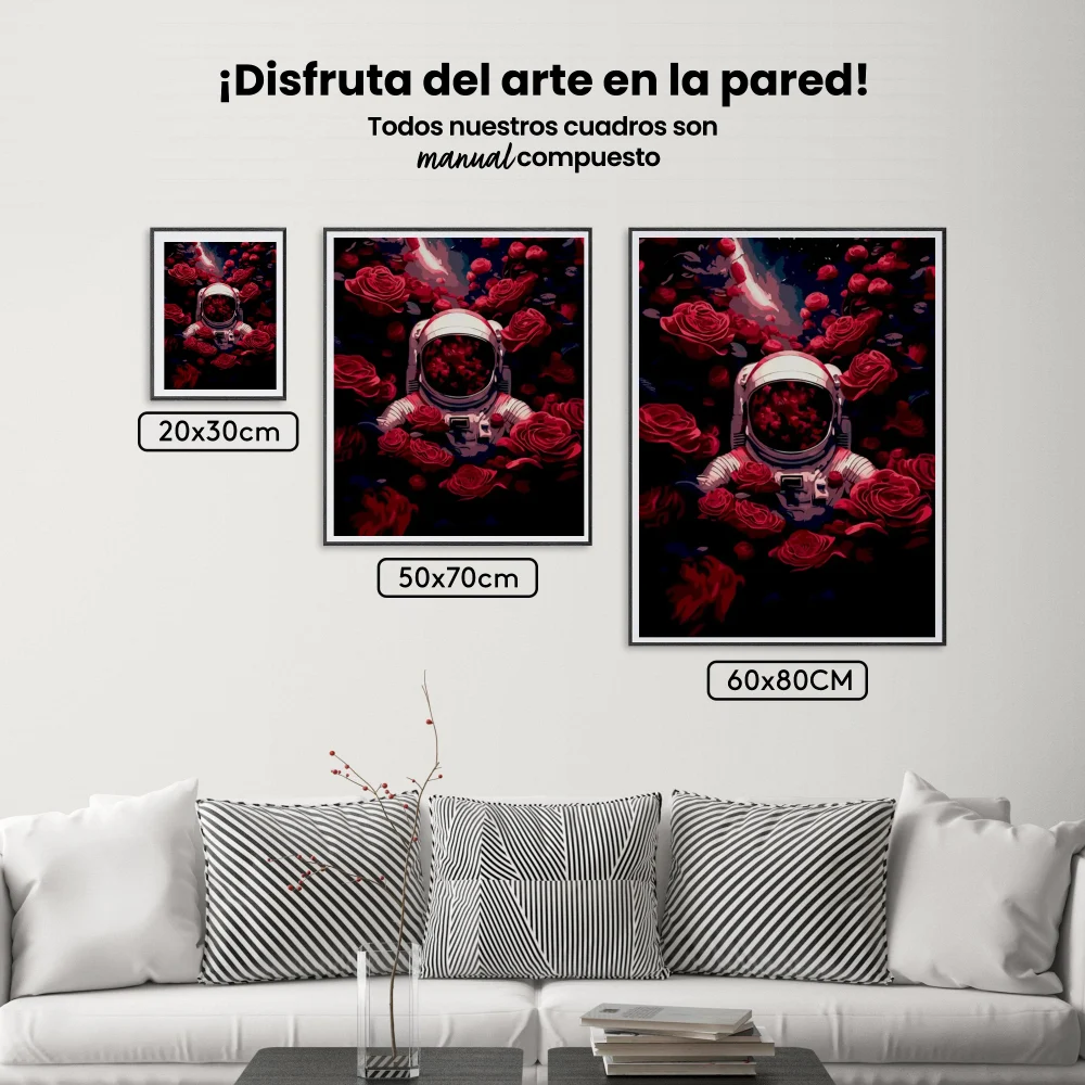 Pintar por Números - En el mar de Rosas