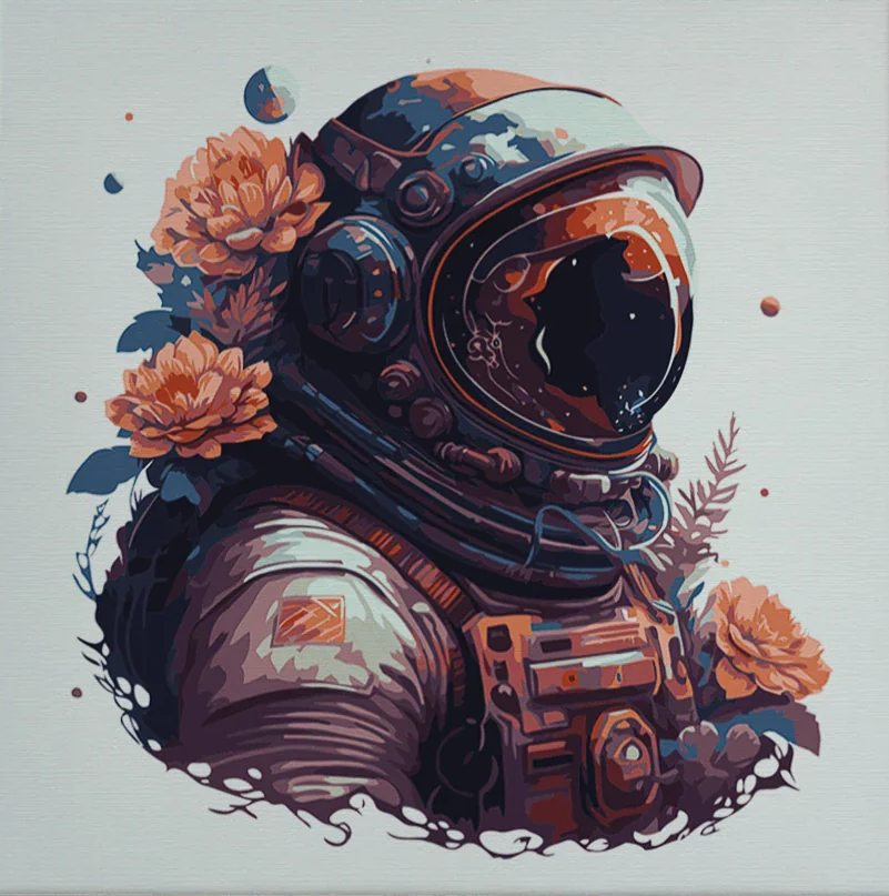 Pintar por Números - Espacio profundo