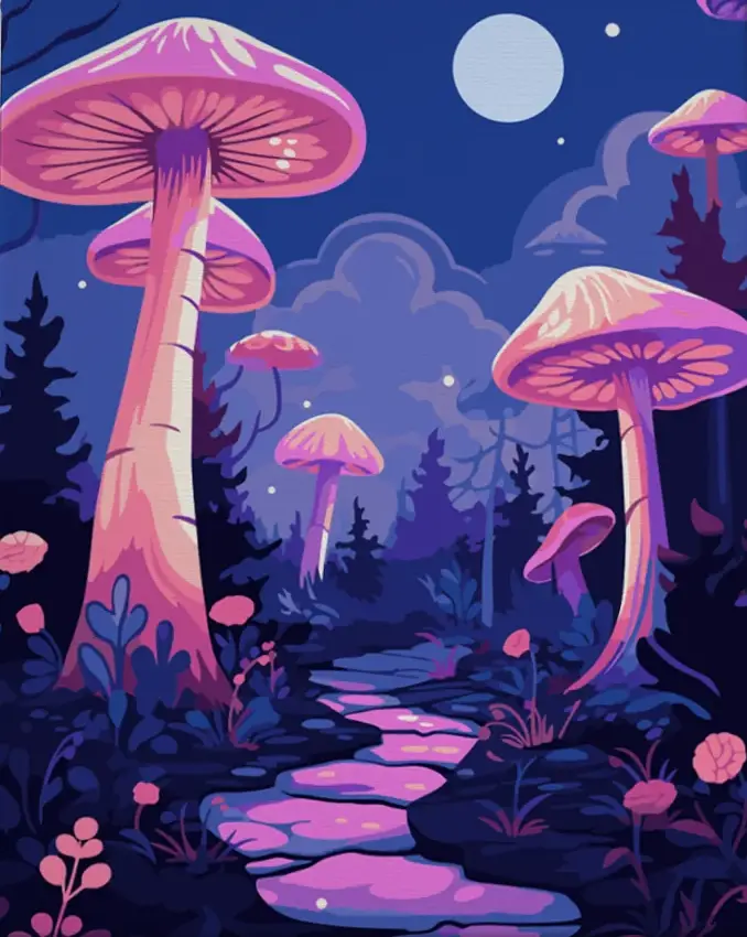 Pintar por Números - Fantasía fúngica