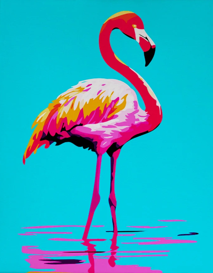 Pintar por Números - Flamenco abstracto