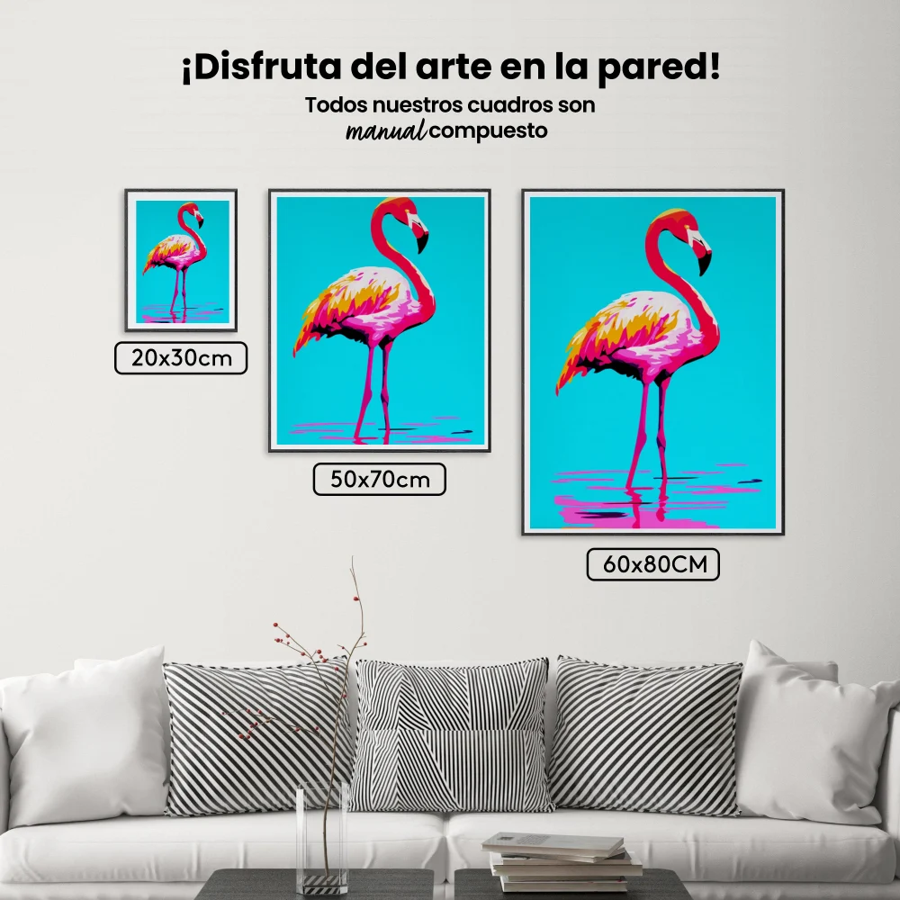 Pintar por Números - Flamenco abstracto