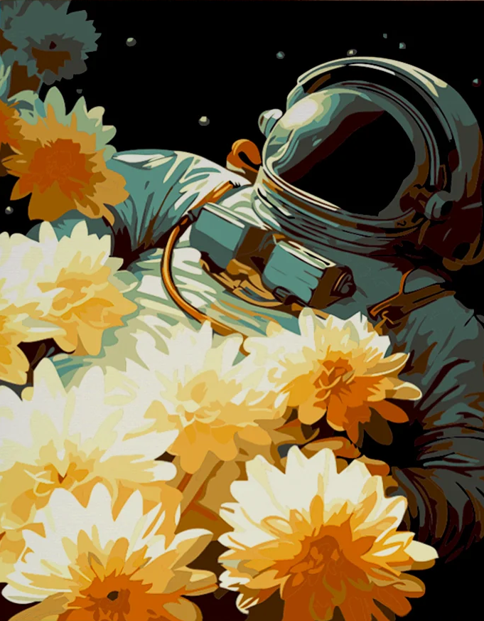 Pintar por Números - Flotando en Dalias