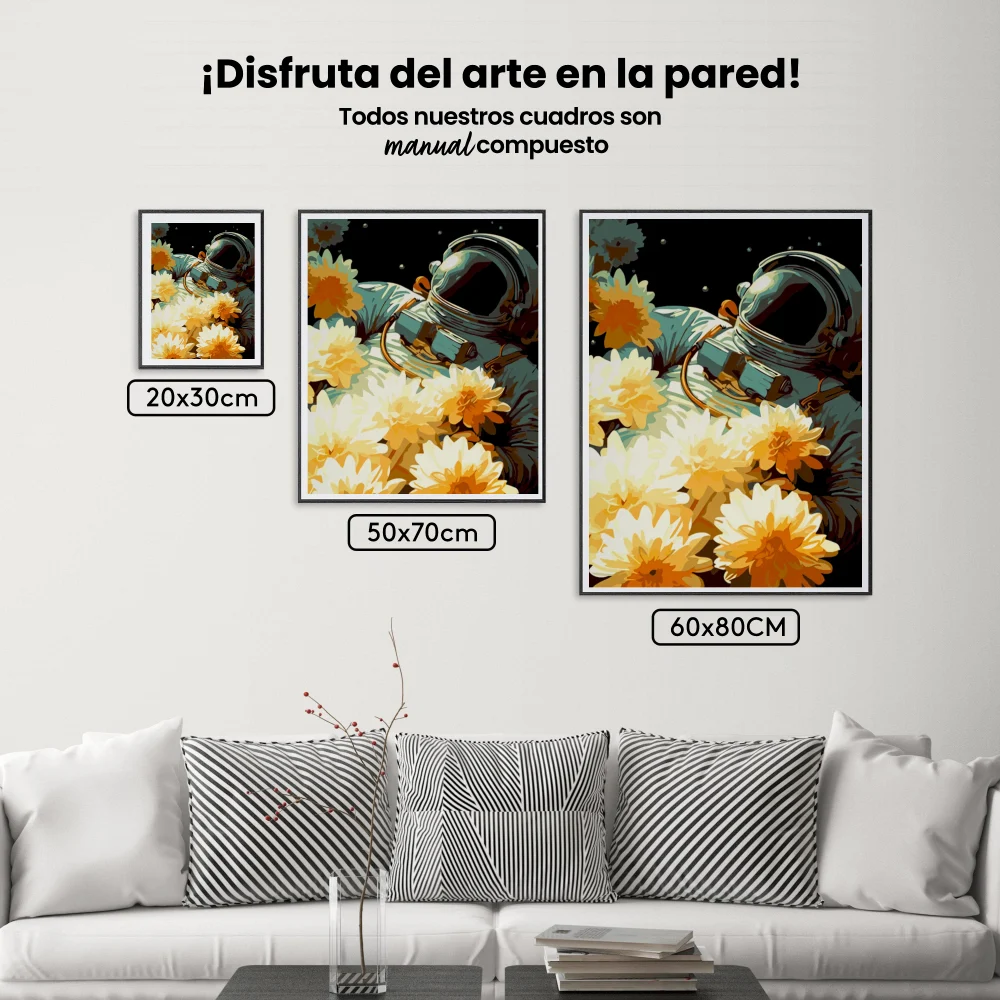 Pintar por Números - Flotando en Dalias