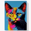 Pintar por Números - Gato abstracto