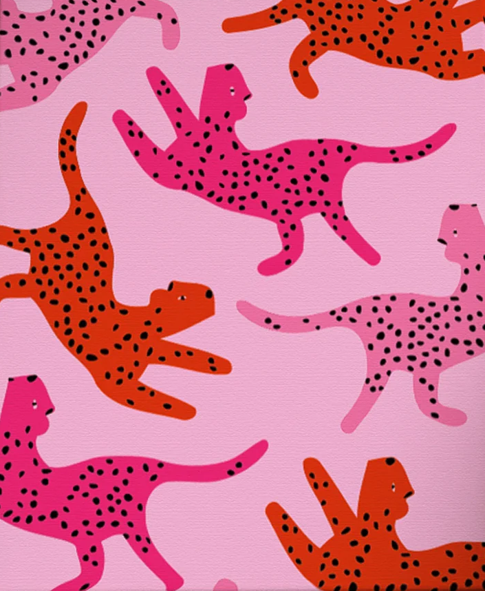 Pintar por Números - Gatos rosas