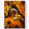 Pintar por Números - Girasoles en el espacio