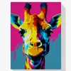 Pintar por Números - Jirafa abstracto