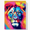 Pintar por Números - León abstracto