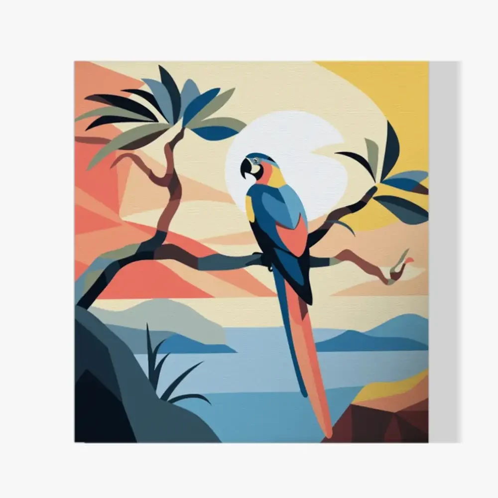 Pintar por Números - Loro