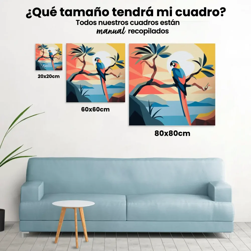 Pintar por Números - Loro