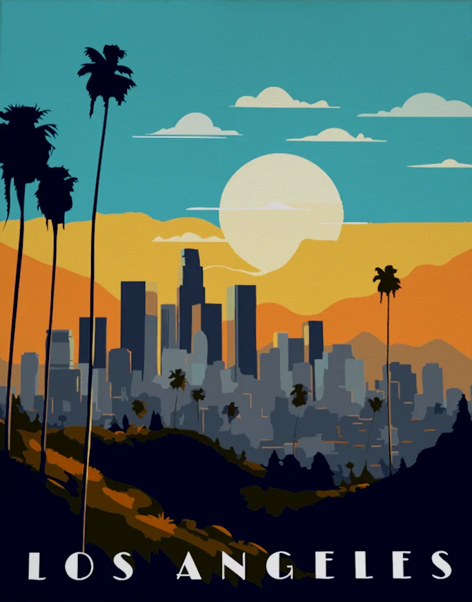 Pintar por Números - Los Ángeles