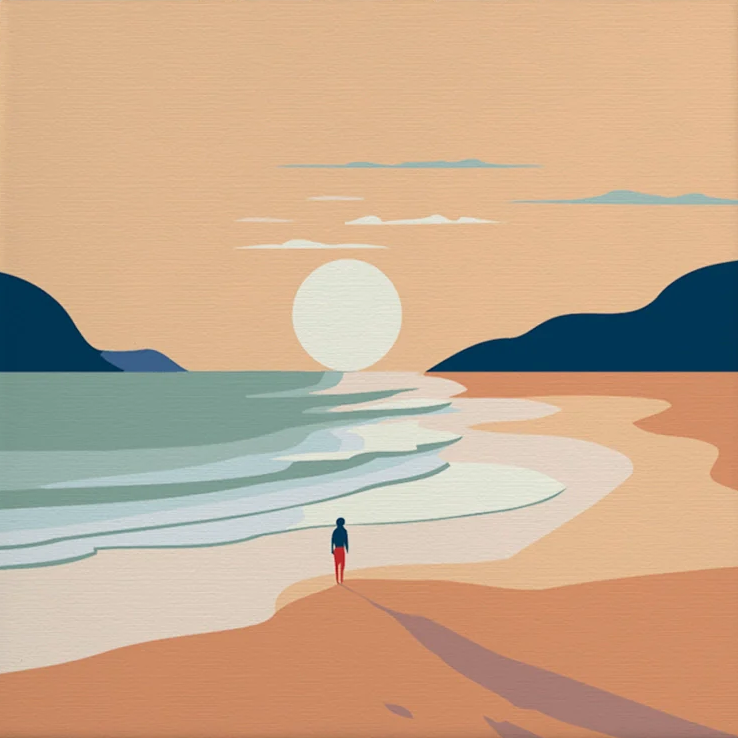 Pintar por Números - Mar en calma