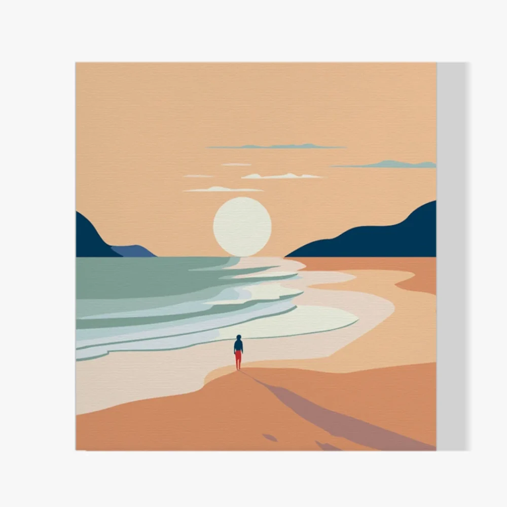 Pintar por Números - Mar en calma