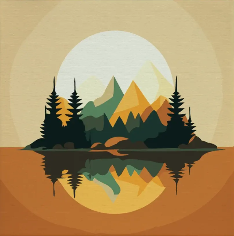 Pintar por Números - Marrón místico