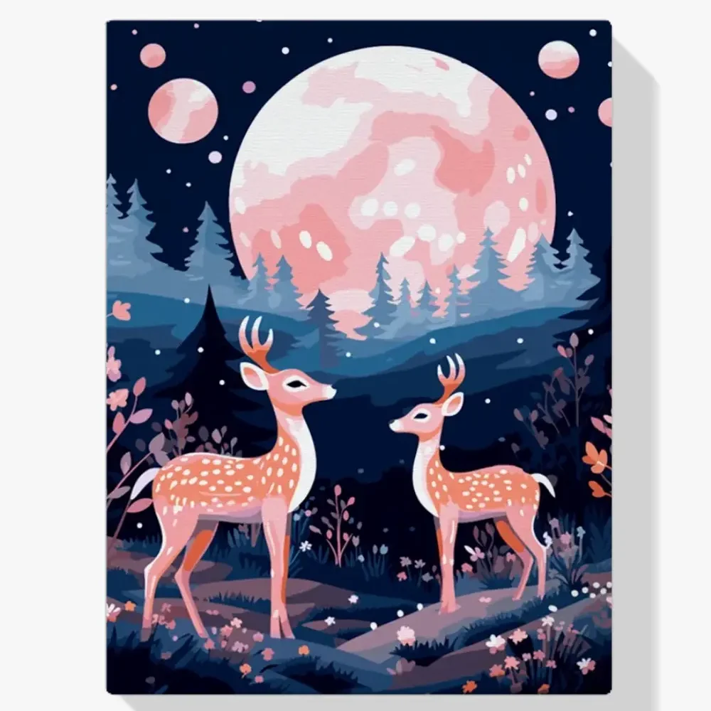 Pintar por Números - Mirada de luna