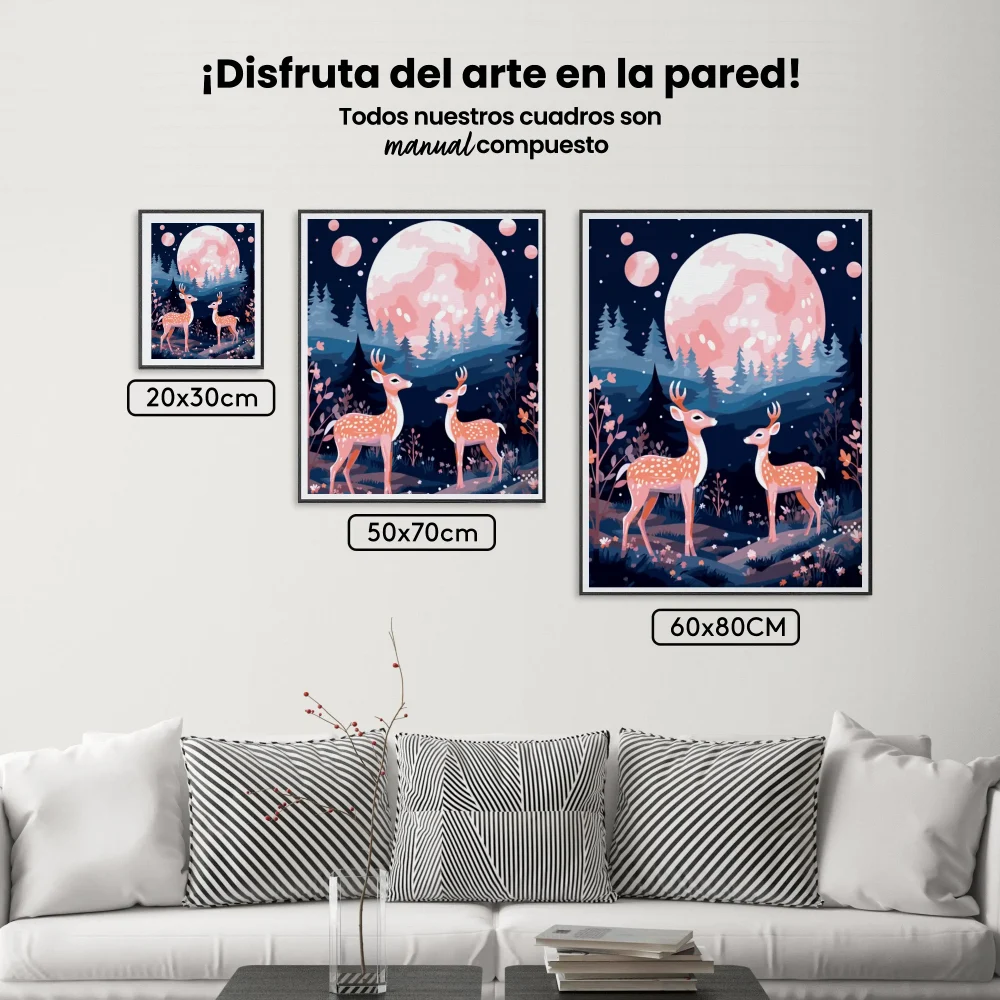 Pintar por Números - Mirada de luna