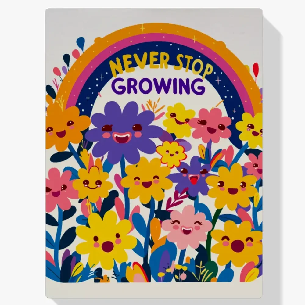 Pintar por Números - Nunca dejes de crecer