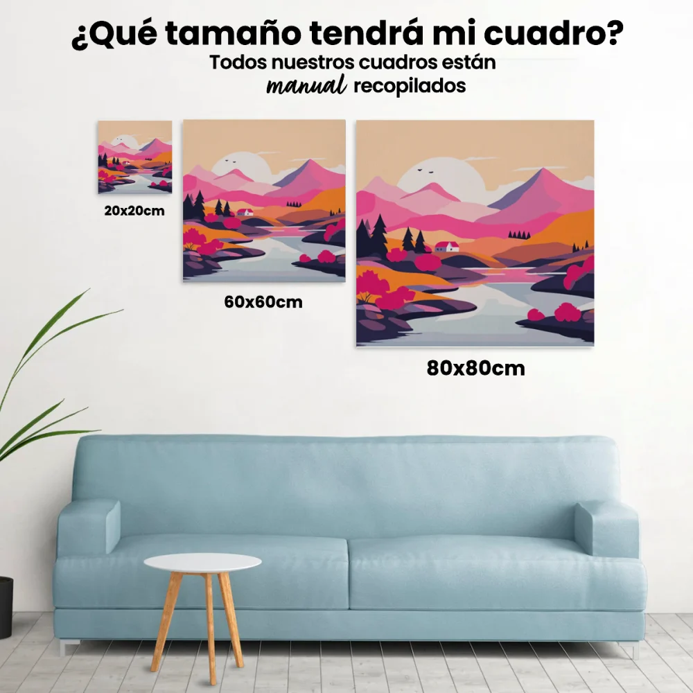 Pintar por Números - País rosa