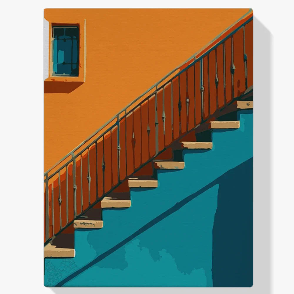 Pintar por Números - Pared naranja