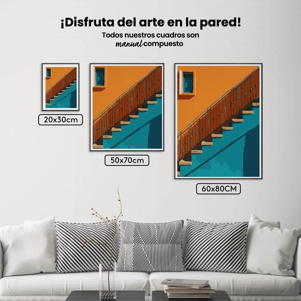 Pintar por Números - Pared naranja