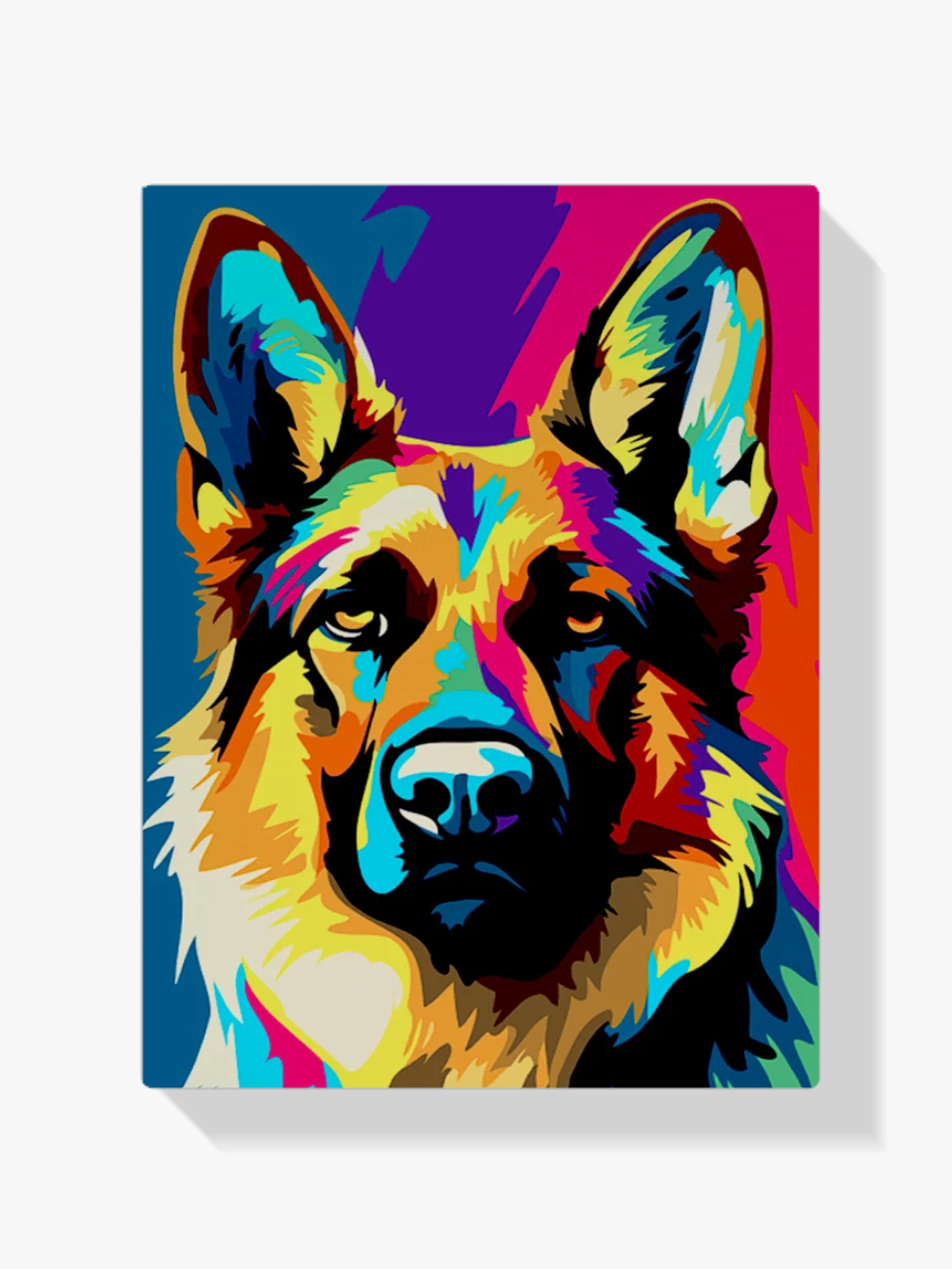 Pintar por Números - Pastor Abstracto