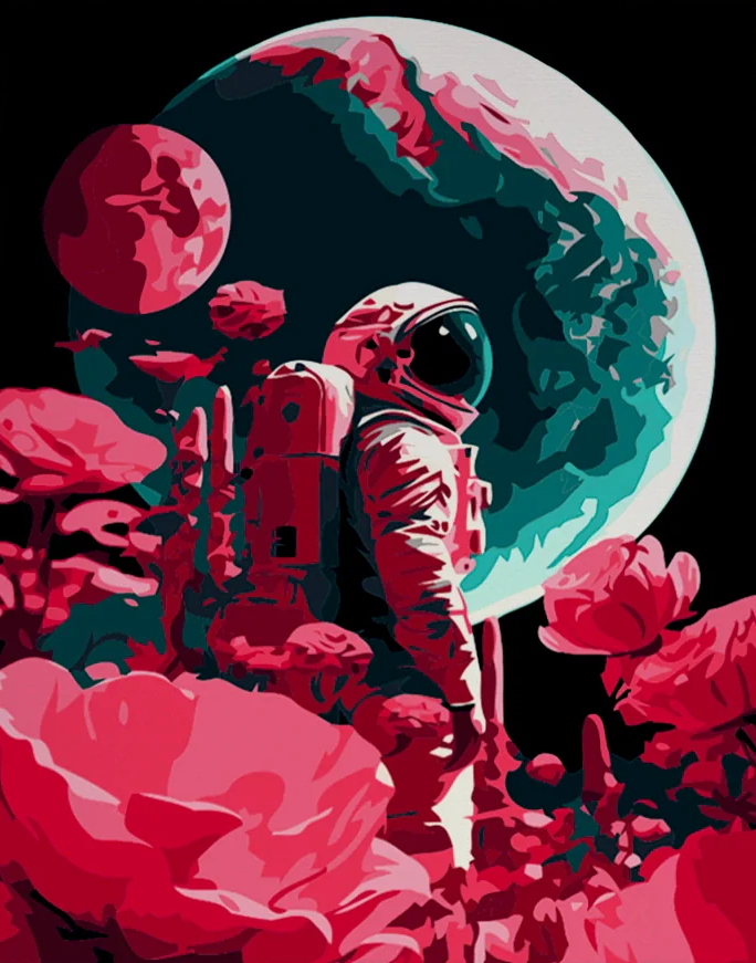 Pintar por Números - Planeta Rosa